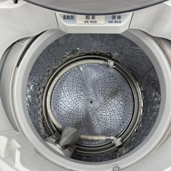 SHARP シャープ 全自動洗濯機ES-GV8E-S 洗い8.0kg 洗濯機 縦型 穴無し洗濯槽 のご紹介です！の画像