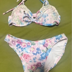花柄ビキニ パンツ型Mサイズの画像