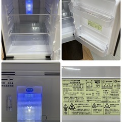 R420 ☀️ ジモティー限定価格！ SHARP プラズマクラスター 冷蔵庫（137L / 左右付替え）20年製 SJ-GD14F ⭐動作確認済⭐クリーニング済の画像