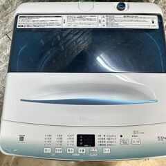 大阪送料無料★3か月保障付き★洗濯機★ハイアール★5.5kg★2023年★JW-U55HK★S-129の画像