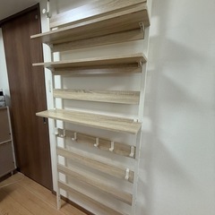 ウォールラック　ホワイトの画像