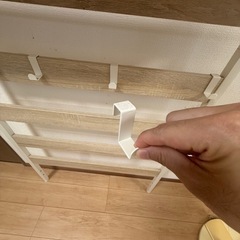 ウォールラック　ホワイトの画像