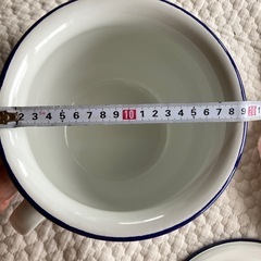ホーローおまる　チャンバーポットの画像