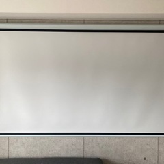電動　プロジェクター　スクリーン　100インチの画像