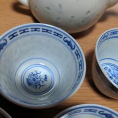 中国茶器　ほたる急須＆茶碗セットの画像