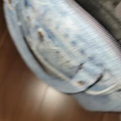 新品　デニムショルダーバッグの画像