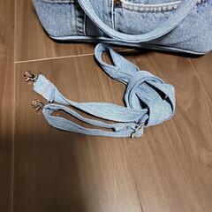 新品　デニムショルダーバッグの画像