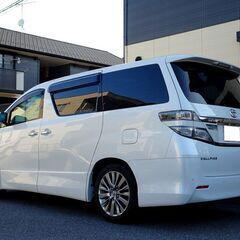 車検満タン 25年式 ヴェルファイア 後期 ナビ フルセグTV Bluetooth フリップダウンモニター バックモニター 両側パワスラ パワーバックドア スマートキー ダブルサンルーフ ハーフレザーシート クルコン HID ETCの画像