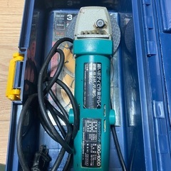 SHINKO/新興製作所　ディスクグラインダー SDG-100D※稼動品　替え刃　箱付きの画像