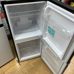 Haier ハイアール ノンフロン冷凍冷蔵庫 JR-NF121NJ(K) 冷蔵庫 2ドア 定格内容積121L のご紹介です！の画像