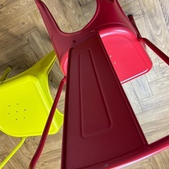 ハイバック　スチールイス
2脚セットの画像