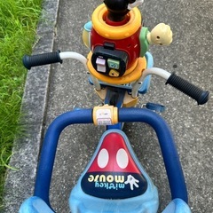 ミッキーマウス三輪車【IDESポップンカーゴ三輪車
】の画像