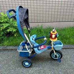 ミッキーマウス三輪車【IDESポップンカーゴ三輪車
】の画像