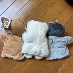 パペット人形3つセットの画像