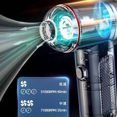 エアダスター 電動エアダスター USB 充電式 小型 超強力 二段階風量調整の画像