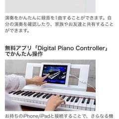 【動作確認済み】YAMAHA 電子キーボード piaggero NP-12の画像