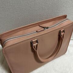 ビジネスバッグ【ビジネスレザーファクトリー】ピンク　トートバッグの画像