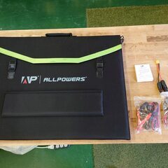 【愛品倶楽部柏店】ALLPOWERS　ポータブル電源＆降りたたみ式ソーラーパネル（R600+AP-SP-033）の画像