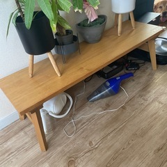 木製ベンチ／ナチュラル系 北欧風の画像