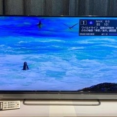 2017年製 40V型 TOSHIBA REGZA Full HD 液晶テレビ 地デジ BS CS YouTube Netflix ◎ 40V30の画像