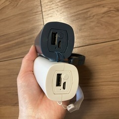 ①ハンディファン　ファン　扇風機　ライト　夏の画像