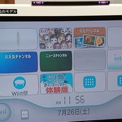任天堂テレビゲームwii白。の画像
