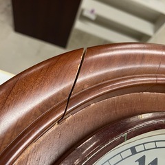 H2507-639 NICHIBI 振り子時計 動作確認済み 音の動作未確認 キズ 汚れあり ひびありの画像