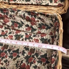 【キャンセルの為！！再募集！！！】カゴ バック 籠 花柄の画像