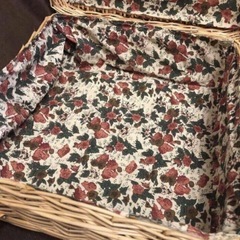 【キャンセルの為！！再募集！！！】カゴ バック 籠 花柄の画像