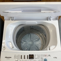 【安心の半年保証】Hisenseの全自動洗濯機の画像