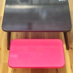 折りたたみテーブル2点セットの画像