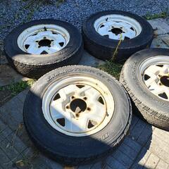 JA11 ジムニー　175/80R16純正タイヤホイール　4本　車検用の画像