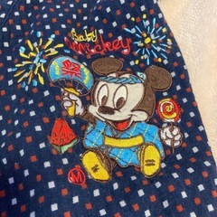 ディズニー　ミッキー　甚平　70サイズの画像