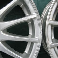 CYBER　アルミホイール4本　14X5.5J+43　4穴　PCD100　ハブ径約6.4㎝の画像