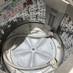 配送可【ヤマダ】6K洗濯機★2021年製　分解クリーニング済み/6ヶ月保証付き【管理番号12607比】の画像