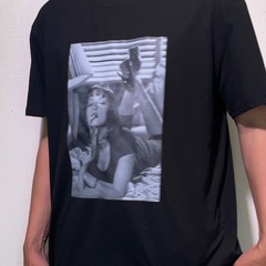 未使用！シネマＴシャツ　94年映画「Pulp Fiction」　Lサイズ　タランティーノ　ジョントラボルタの画像