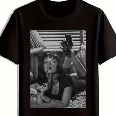 未使用！シネマＴシャツ　94年映画「Pulp Fiction」　Lサイズ　タランティーノ　ジョントラボルタの画像