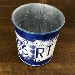 ヴィンテージカラーポット　小物入れの画像