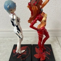 エバンゲリオン　綾波レイ＆惣流アスカラングレー　フィギア　の画像
