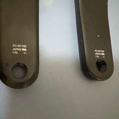 シマノ105クランク170mm 12S　中古の画像