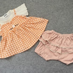 子ども服　ベビー服　ミッフィー　うさぎ　トップス　ボトムス　セット　90サイズ　夏服　の画像