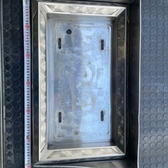 最終値下！大型用ウロコナンバー枠(おまけ付)の画像