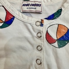 BOBO CHOSES ロンパース 赤ちゃんお出かけ6-12monthsの画像