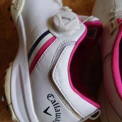 美品　Callaway　ゴルフシューズ　23.5の画像