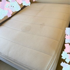 《引き取り希望》キングスダウン　ダブルベッド　大塚家具　KINGSDOWN　の画像