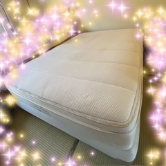 《引き取り希望》キングスダウン　ダブルベッド　大塚家具　KINGSDOWN　の画像