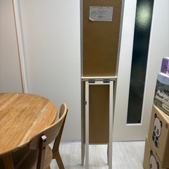 鏡　姿見　木製　ホワイト
の画像