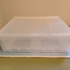 無印　収納ケース　ワイド　小の画像