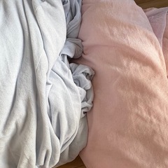 美品ダブル掛け布団カバー(2枚)の画像