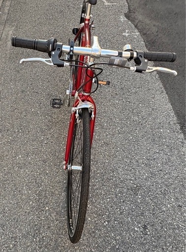 ☆ジモティ割あり☆ ブリヂストン クロスバイク 自転車 27インチ 赤